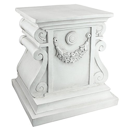 Design Toscano NG314100 Statuary Garden Base Riser, Large, Classic Plinth - size: Large, style: Classic Statuary