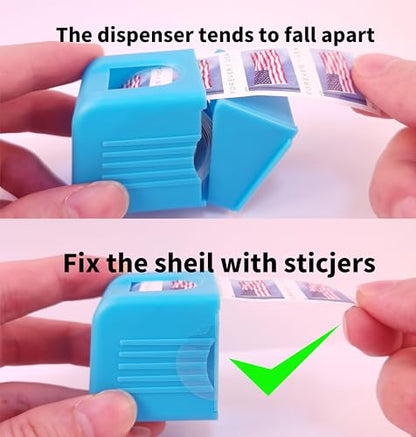 Stamp Roll Dispenser - color: Blue