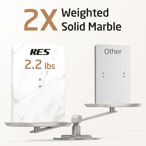 KES Hand Towel Holder for Bathroom, Countertop Towel Stand with Weighted Marble Base, S-Shape Hand Towel Rack Stand Freestanding Counter Top 18/8 Stainless Steel Brushed Finish, BTH223-2 - color: Brushed Grey