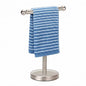 Hand Towel Holder Standing, T-Shape Towel Rack with Heavy Base, Regular Sized Hand Towel for Bath (Brushed Nickel, Stainless Steel) - color: Brushed Nickel