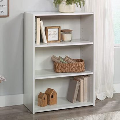 Sauder Beginnings 3-Shelf Bookcase/ Book shelf, Soft White finish - color: Soft White