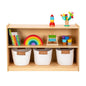 OOOK Montessori Shelf, Toy Organizers and Storage, 2-Tier Toddler Bookshelf Suitable for Classroom, Kindergarten, Kids Room, Playroom and Daycare Center - size: Montessori 2-Tier Toddler Bookshelf