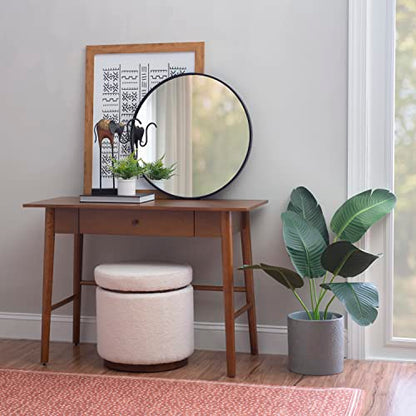 Melissa Mid Century Walnut Desk by Linon - color: Walnut