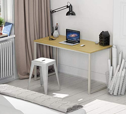 SHW Mission 48-Inch Home Office Computer Desk, Oak - color: Oak, size: 48-Inch