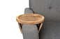 Couch Arm Table Tray – Sofa Armrest Tray Table in Paulownia Wood, Non-Slip Spring-Loaded Fit for Most Couch Arms, Holds Drinks, Remote, Phone | Rustic Brown