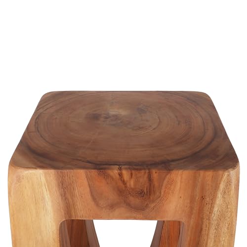Rutledge & King Wooden End Table - Unique Wooden Side Table - Mid Century Side Table - Small Accent Table - Mid Century Modern - color: Natural, style: Kempton