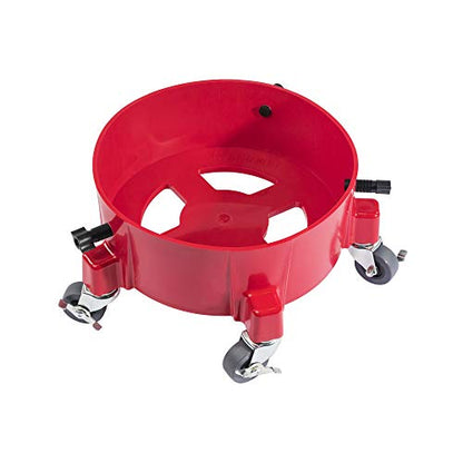 Chemical Guys, Creeper Rolling Bucket Dolly, 5 Casters, for 3.5 to 7.5 Gal | Heavy-duty dolly rolls wash buckets on five 360-degree casters, fits standard 3.5 to 7.5 gallon buckets - size: (Pack of 1)