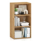 Giantex 3 Shelf Bookcase, Modern Bookshelf Cube Storage Organizer, Open Storage Cabinet Multi-Functional Home Office Bedroom Furniture Display Bookcases, Natural | Open Storage Cabinet, Multi-Functional Book Shelves, Furniture Display Bookcases for Living
