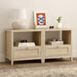 EYYTHUNG Farmhouse Nightstands Set of 2 with Drawer Modern 24" Wide End Table Night Stand Large Wooden Bedside Table with Open Shelf Mid Century Night Stands for Sofa, Light Oak - color: Light Oak, size: 2 PCS
