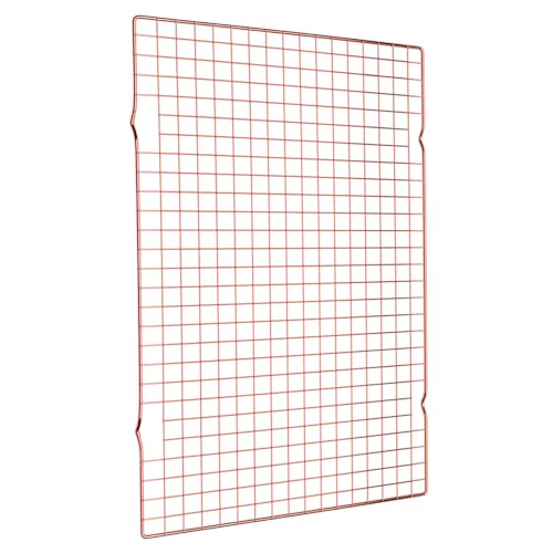 BRIOUT Cooling Rack for Baking, 16x10 Inches Baking Rack, Thick Wire Cookie Rack for Cooking, Roasting, Grilling, Drying, Oven Safe, Fits Half Sheet Pan, Rose Gold - color: Rose Gold, size: 16"x10"-1PC
