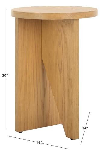 SAFAVIEH Couture Collection Bonaclara Natural 2-Leg Accent Table - color: Natural