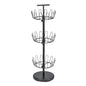 Household Essentials 3-Tier Shoe Storage Tree, Matte Black - color: Matte Black