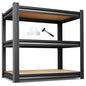 3T Storage Shelves, Garage Shelving,Adjustable Heavy Duty Shelving Unit,Garage Shelves，Wood Metal Standing Shelf Units,Utility Rack for Kitchen 33.5''H*35.4'W*15.7''D