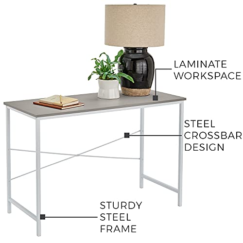 ClosetMaid 4967 Writing Desk or Console Table, Mixed Material, Taupe - color: Taupe