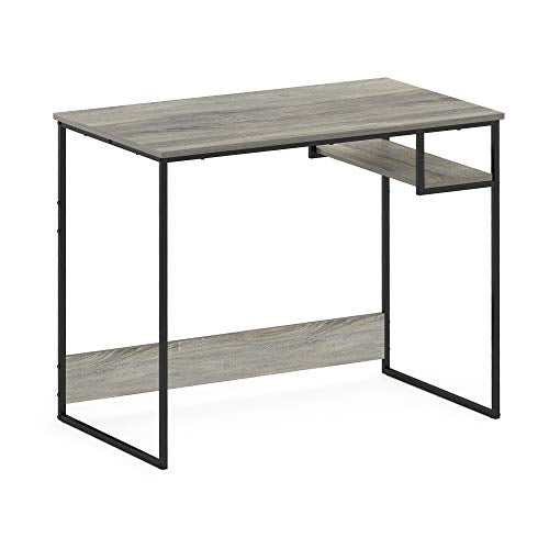 Furinno Moretti Lifestyle Study Desk, 35 Inches, French Oak Grey - color: French Oak Grey, size: 35 inches