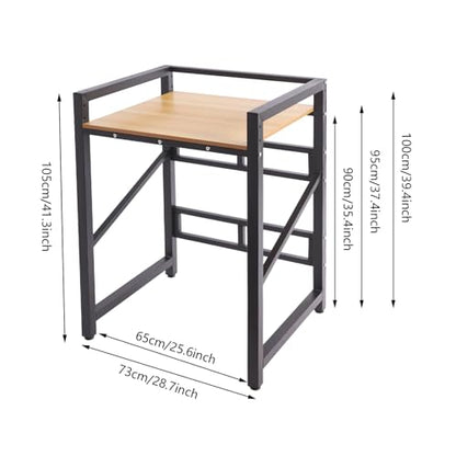 Over Washer and Dryer Shelves,Dryer Storage Shelf,3 Tiers Laundry Room Storage and Organizer Standing Shelf,Height Adjustable Laundry Room Shelves, Load-Bearing Capacity 22lbs (Black+Yellow) - color: Black+yellow