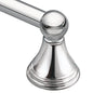 Moen Preston Collection Chrome 18-Inch Single Wall Mounted Bathroom Towel Bar, DN8418CH - color: Chrome, size: 18 Inch