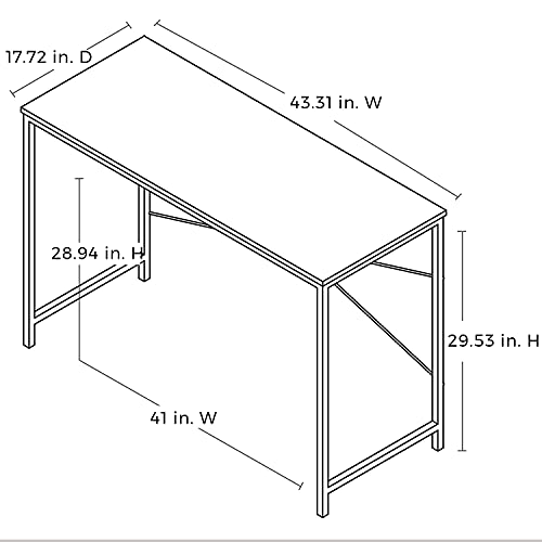 ClosetMaid 4967 Writing Desk or Console Table, Mixed Material, Taupe - color: Taupe