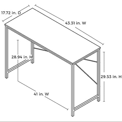 ClosetMaid 4967 Writing Desk or Console Table, Mixed Material, Taupe - color: Taupe