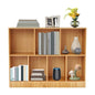 2 Tier Cube Shelf Storage Organizer Shelf,Open Wooden Bookcase with Base, Display Rack Freestanding Horizontal Bookshelves for Bedroom, Living Room, Home Office (39.3 * 9.44 * 31.5 in)