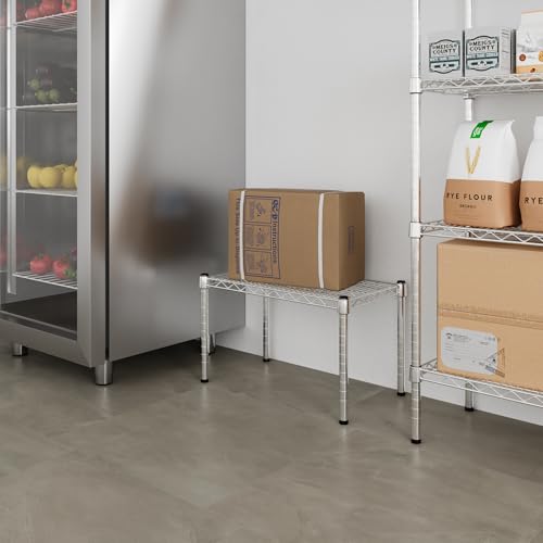 14" Deep x 24" Wide x 14" Height Wire Shelving Kit | 1-Tier | NSF Commercial Storage Rack Unit - size: 14" Deep x 24" Wide