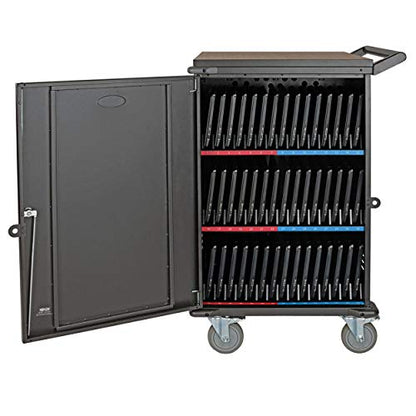 Tripp Lite 45-Port AC Mobile Charging Cart Storage Station for Chromebooks, iPads, Laptops, Tablets, Black (CSC45AC) - size: 45 AC Port, style: Cart