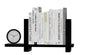 100% Solid Wood Adjustable Desktop Bookshelf, Retro Tabletop Bookshelf, Desk holder Shelf for Living Room, Home, Office, Perfect for Magazine, Books, Cookbooks, No Tools Required to Assemble (Black) - color: Black