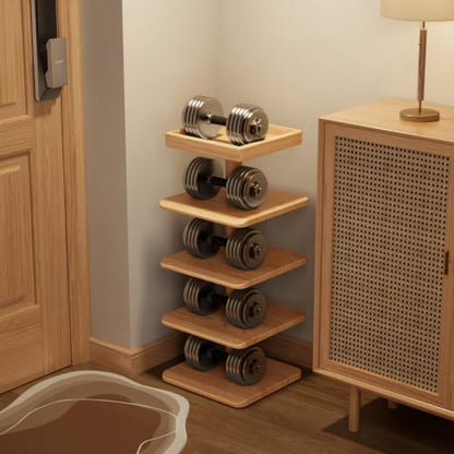 4-Tier Vertical Shoe Rack, Narrow Shoe Tower for Small Space - color: Natural, size: 11.4"D x 10.8"W x 28.8"H