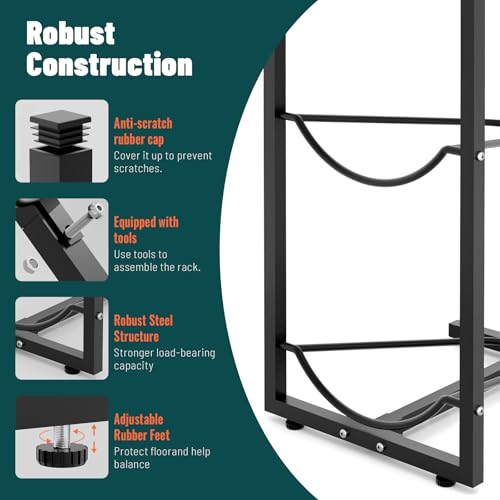 MYLOLF 5 Gallon Water Jug Stand Holder: 5 Tier Blue Steel Rack, 14.5 x 53 x 14 Inches, Holds Up to 5 Jugs, 22 Pounds Each, Space-Saving Design, Indoor Use, Office, Kitchen, Gym, Living Room - size: 5 Tier