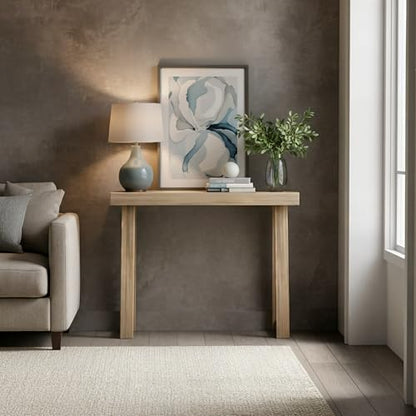 Plank+Beam Classic Console Table, 36 Inch, Blonde | Non-Toxic Finishes, Versatile Design, Elegant Details, Easy Assembly, Quick Setup, Solid Wood - color: Blonde, size: 36" Console Table
