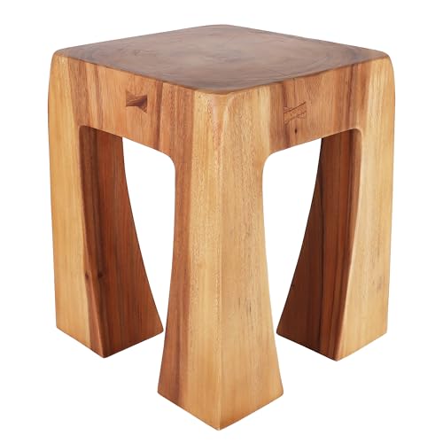Rutledge & King Wooden End Table - Unique Wooden Side Table - Mid Century Side Table - Small Accent Table - Mid Century Modern - color: Natural, style: Kempton