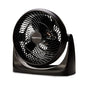 Amazon Basics Air Circulator Fan, Desk Fan for Bedroom, Home and Office, With 90-Degree Tilt Head, 3 Speed Settings, Lightweight (4.2 LBS), 70 Watts, Black, 14.8"Wx7.6"Dx14.1"H - size: 14.8"W x 7.6"D x 14.1"H