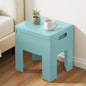 Modern Nightstand - Multifunctional Plastic Bedside Table with Storage Space, Side Table Easy Assembly for Bedroom, Dorm and Small Areas (14.2" D x 11.8" W x 15.78" H, Blue) - color: Blue