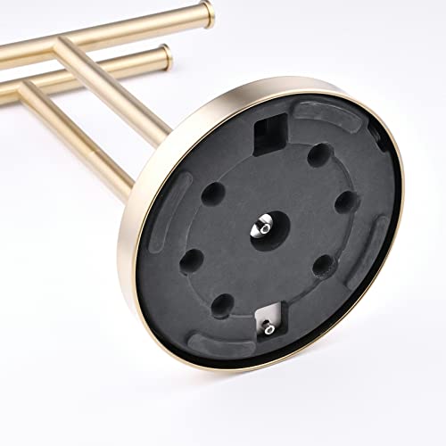 SHUNLI Hand Towel Holder Stand, Double T-Shape Hand Towel Stand Rack for Bathroom Countertop, SUS304 Stainless Steel, Brushed Gold - color: Brushed Gold