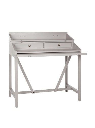 Safavieh American Homes Collection Wyatt Grey Writing Desk - color: Quartz Grey