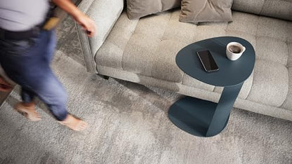 BDI Furniture Bink 1025-19.25'' Laptop Stand, Side Table, End Table, C Table for Sofa or Bedside, Ocean - color: Blue