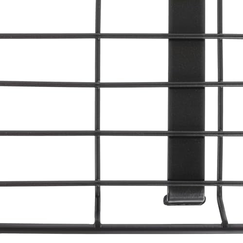 Household Essentials Rear Display Over-The-Washer Storage Shelf to Organize and Store Laundry Room Supplies, Matte Black - color: Matte Black