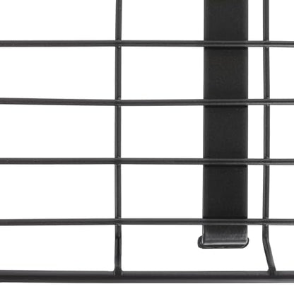 Household Essentials Rear Display Over-The-Washer Storage Shelf to Organize and Store Laundry Room Supplies, Matte Black - color: Matte Black