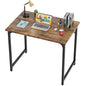 BestOffice Computer Desk,Home Office Desk, Modern Simple Style for Home Office Study Writing (Brown, 32 Inch) - color: Brown, size: 32 Inch