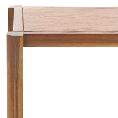 SAFAVIEH Home Collection - Hendro Accent Table, Natural Brown Rectangular Side Table with 1 Shelf, Fully Assembled (ACC2401A) - color: Natural