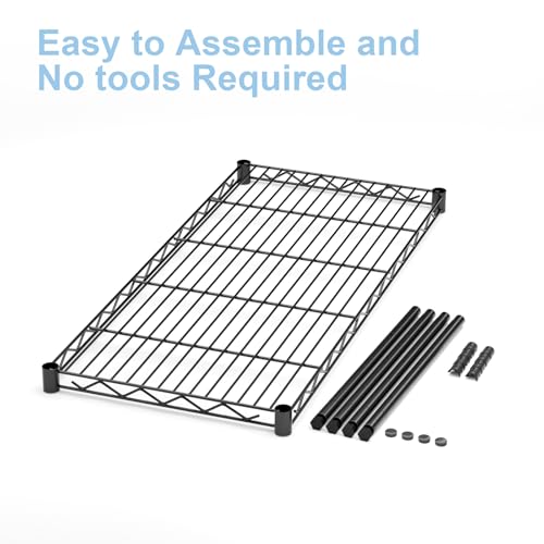 1-Tier Wire Shelf Rack,30" Wx14 Dx17 H,Single Metal Shelves Rack,Height Adjustable Metal Wire Shelving Unit and Storage for Kitchen,Cabinet,Countertop,Under-Sink,Closet,Pantry,Bathroom - size: 1-Tier,30"x14"x17"(WxDxH)