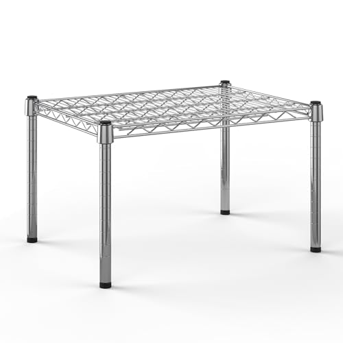 18" Deep x 24" Wide x 14" Height Wire Shelving Kit | 1-Tier | NSF Commercial Storage Rack Unit - size: 18" Deep x 24" Wide