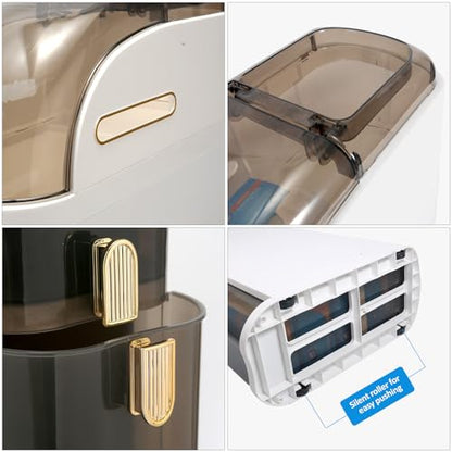 Bathroom Floor Cabinet, Narrow Bathroom Storage Cabinet, Mobile and No Installation Required, Perfect for Small Space Laundry Rooms, Toilet Areas and Living Room Gaps - size: 3-Tiers