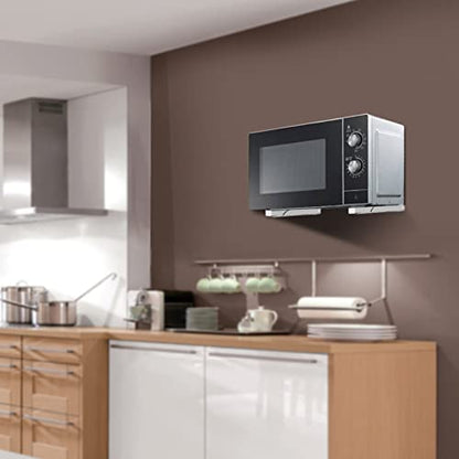 Stainless Steel Microwave Mount Bracket, Wall Shelf Microwave Oven Bracket Microwave Oven Wall Mounted Stand Holder Rack Bracket