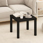 Furinno Classic Modern Coffee Table, Printer Stand, Black | 1.8" Triple Thick Square Tabletop, Side Table with 4 Legs, for Living Room, Bedroom, Home Office - color: Black, size: Square