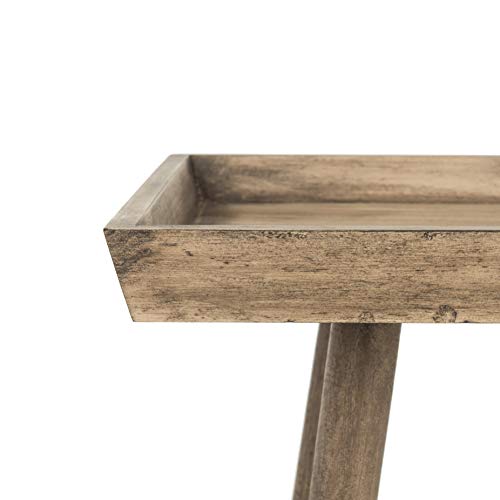 Safavieh Home Nonie Modern Chocolate Accent Table - color: Chocolate