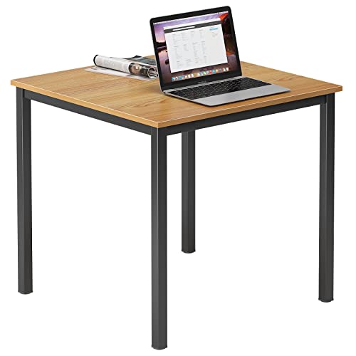 DlandHome Small Computer Desk for Home Office Table Writing Table for Small Spaces Study Table Laptop Desk 31.5x31.5 Inch