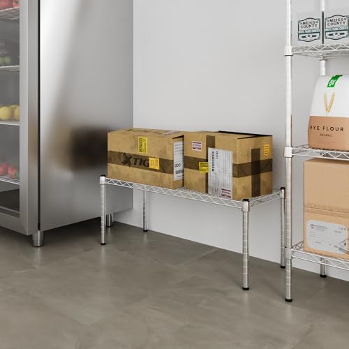 14" Deep x 36" Wide x 14" Height Wire Shelving Kit | 1-Tier | NSF Commercial Storage Rack Unit - size: 14" Deep x 36" Wide