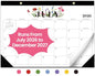 Desk Calendar 2026-2027, 18-Month Calendar Runs from July 2026 to December 2027, Large 17" x 12" Monthly Desktop & Wall Calendar for Home & Office - Soft Botanica - color: i-Soft Botanica, size: Jul 2026 – Dec 2027