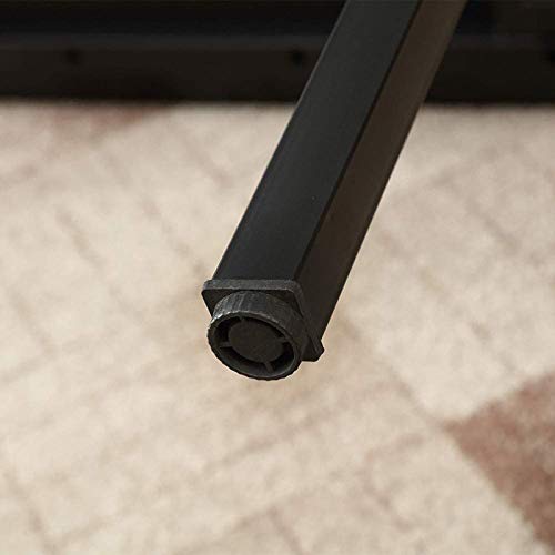 Need Home Office Desk - 60 Inches Large Computer Desk Sturdy Black Table Foldable Desk Gaming Computer Table No Assembly Required AC5CB 60 inch - color: Black & Black Frame, size: 60 inch